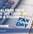 pengalaman tidak lapor spt