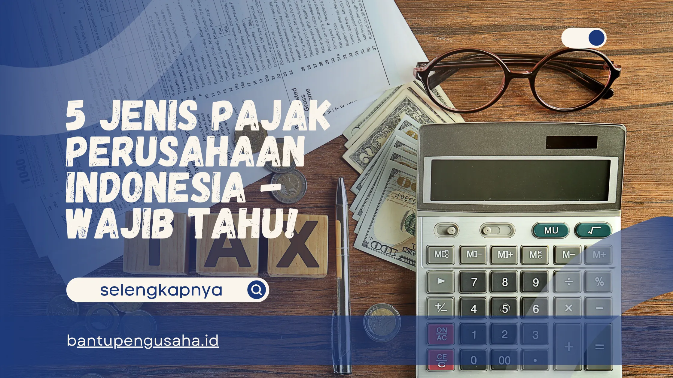 jenis pajak perusahaan indonesia
